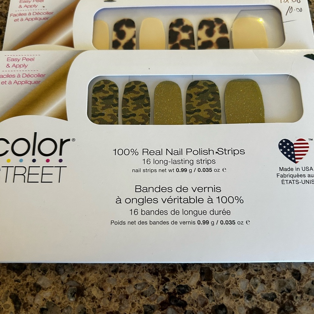 Color Street Nail Polish Strips - Glam-ouflage and Show and Sell